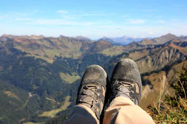 Bergsteigen in den Alpen