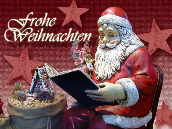 Weihnachtskarte - Frohe Festtage