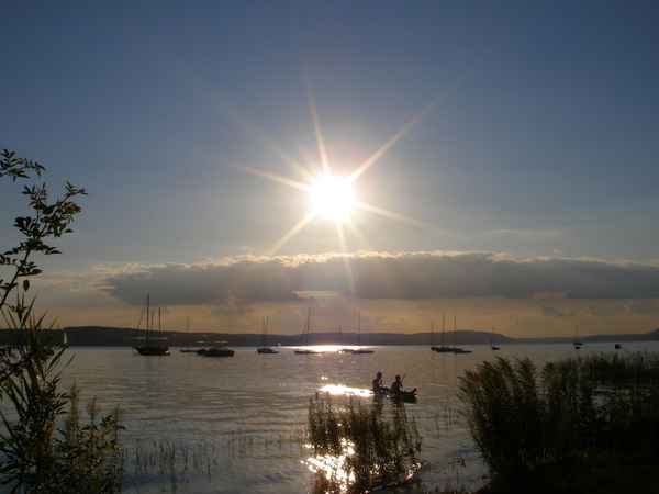 Gegen die Sonne