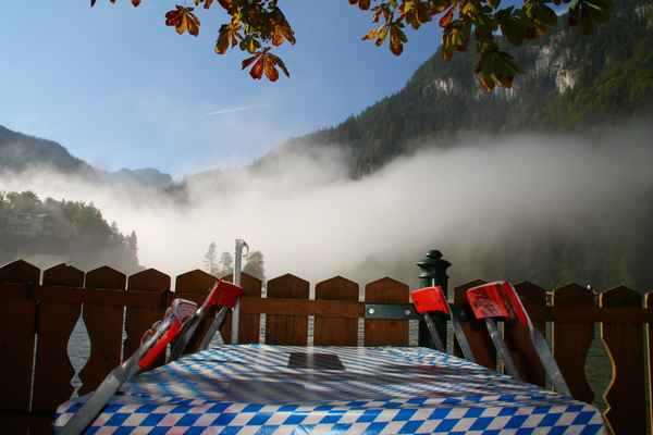Weiß-blau grüßt der Königssee