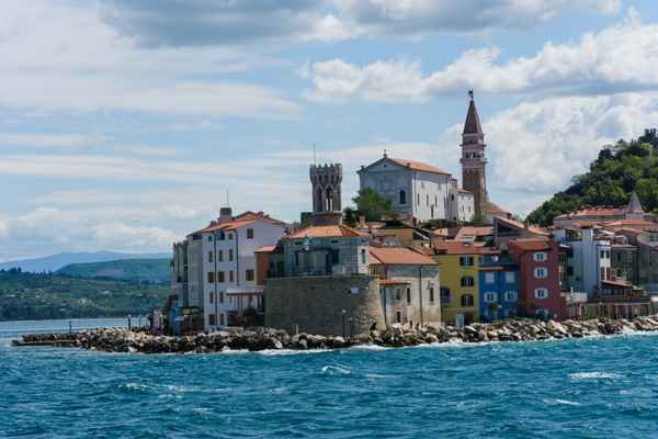 Blick auf Piran - slowenische Adria