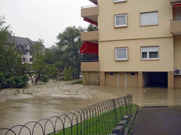 Die Flut in der Garage