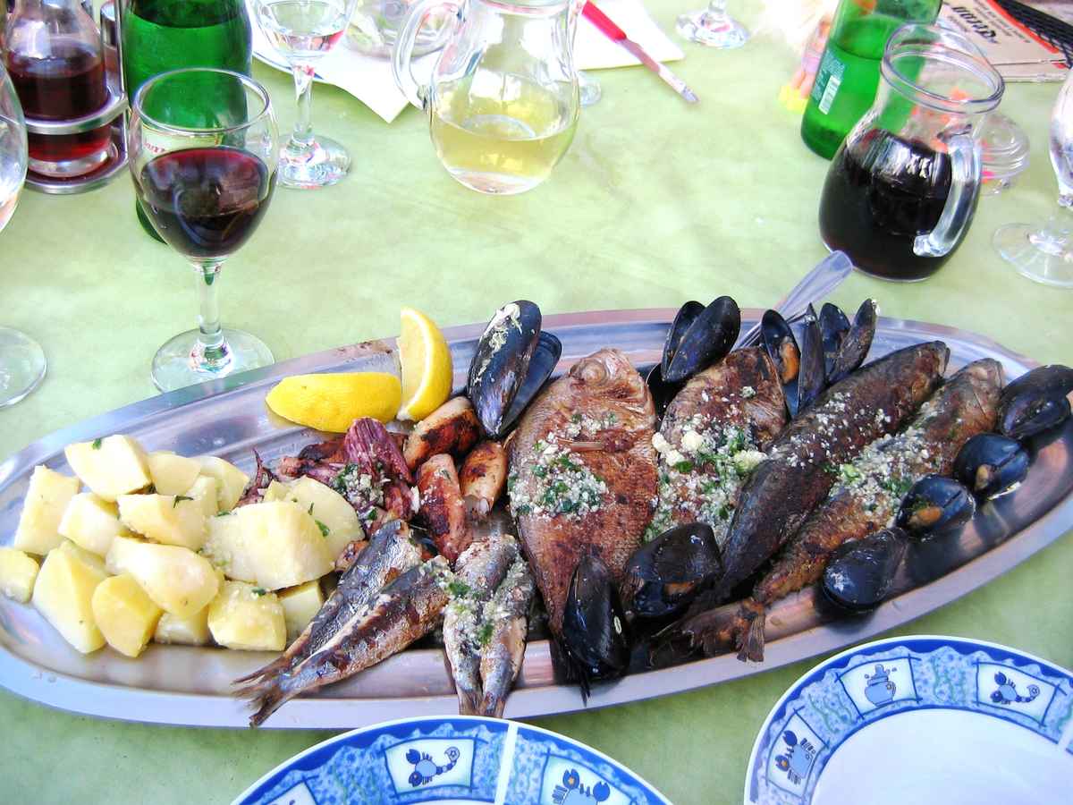 Gegrillter Fisch