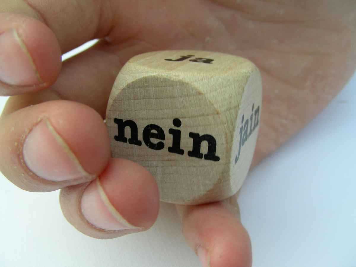 Die Entscheidung dem Zufall überlassen