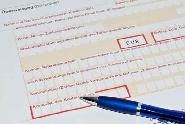 IBAN Banküberweisung