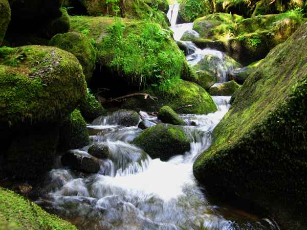 Triberger Wasserfall Oberteil