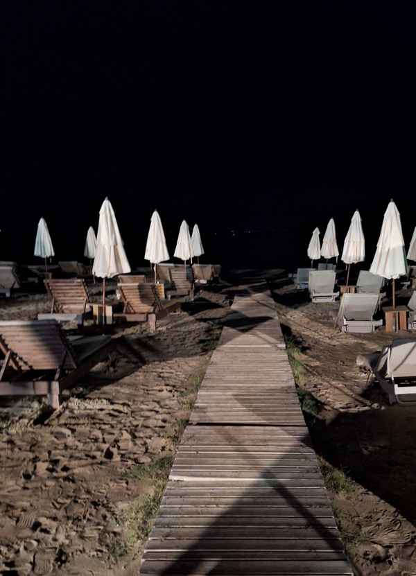 nachts am Strand