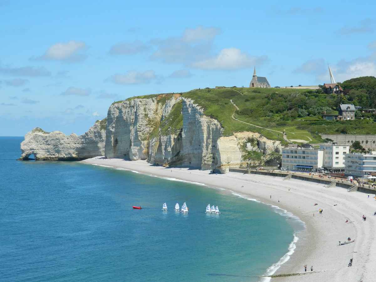 Traumurlaub Normandie - Kreidefelsen Étretat