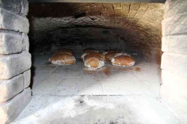 im Holzbackofen