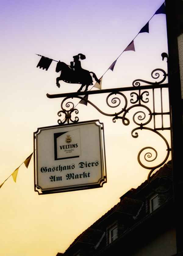 Gasthausschild in Werl
