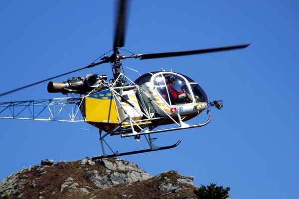 Helikopter im Einsatz