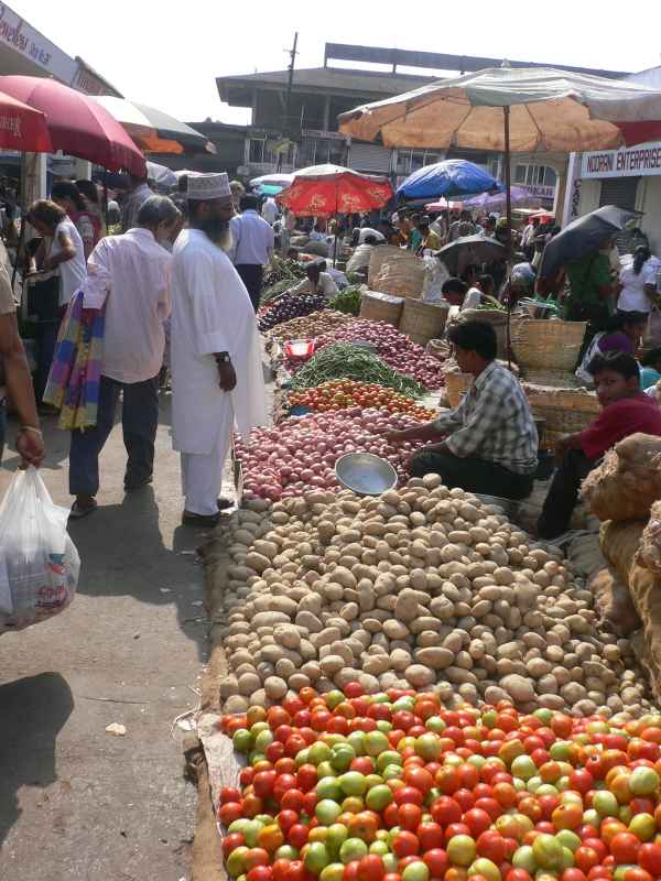 Wochenmarkt in Mapusa