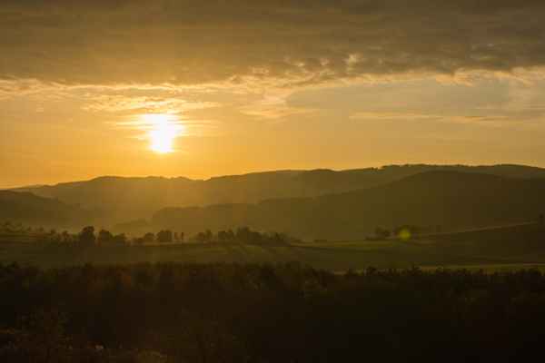Herbstlicher Sonnenaufgang