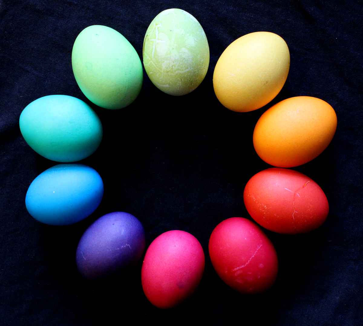 Bunte Ostereier