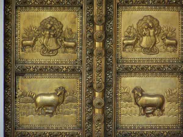 Tor am Palast in Jaipur