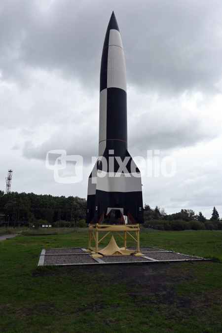 Rakete im Museum von Peenemünde