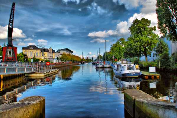 Yachthafen in Oldenburg - HDR