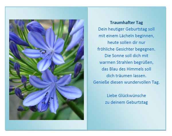 Geburtstagswünsche