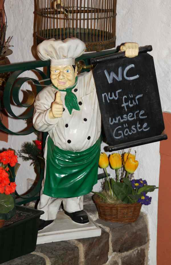 Nur Gäste dürfen....