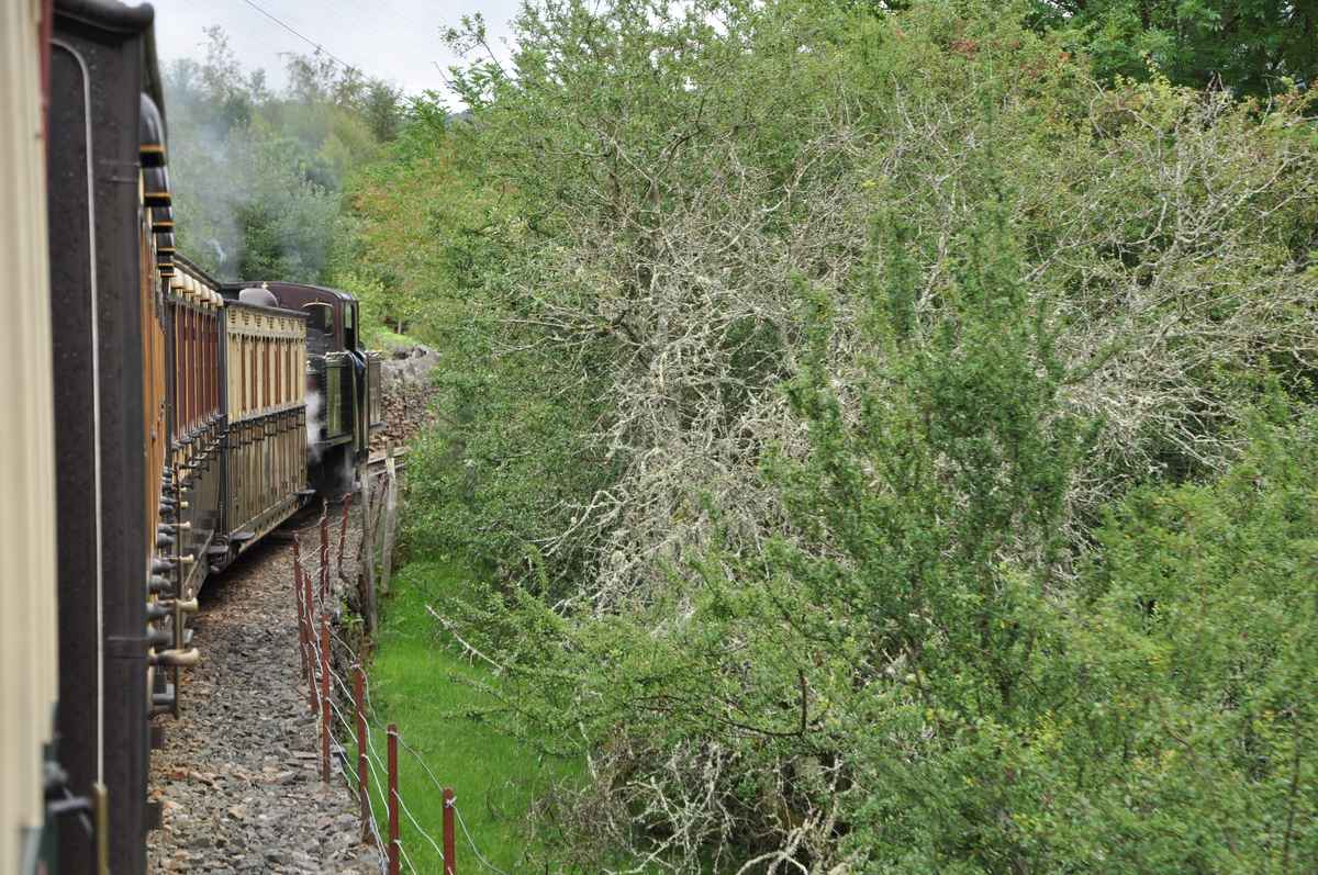 Zug nach Blaneau Ffestiniog, Wales