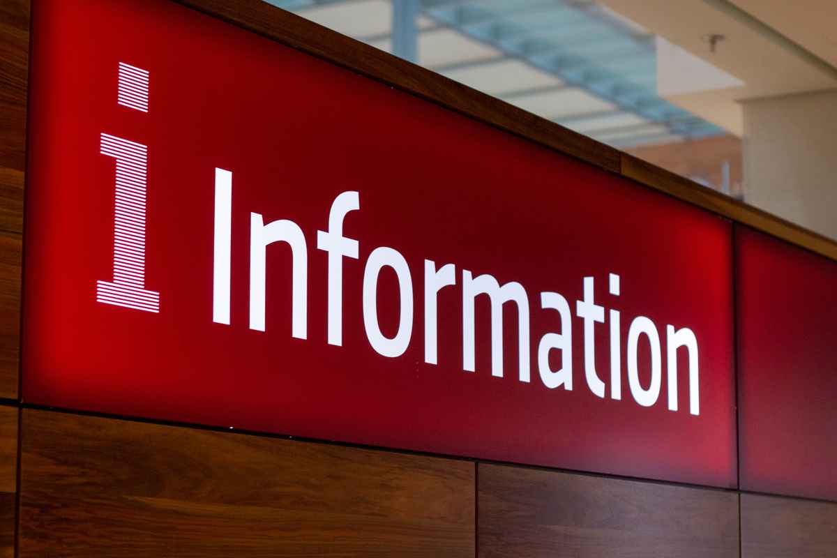 Informationsschalter