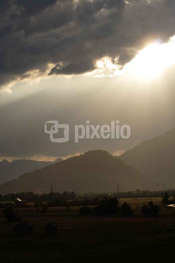 Sonnenaufgang im Ennstal