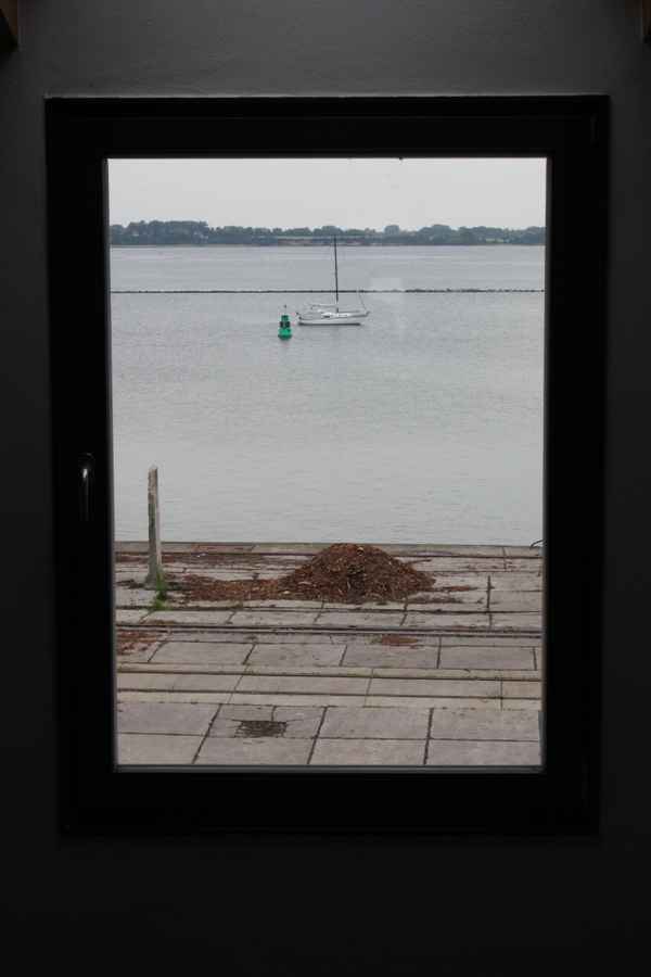 Blick auf den alten Hafen in Stralsund