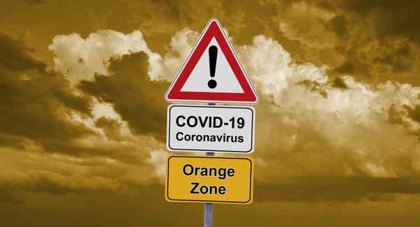Corona-Ampel – orange Zone