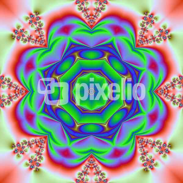 Kaleidoskop vom Fraktal