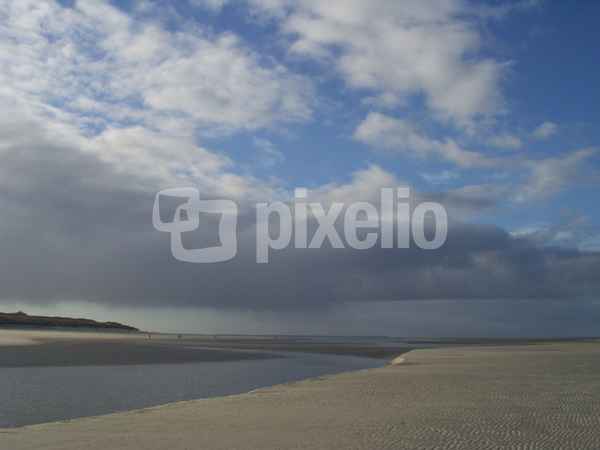 Priel an der Nordsee auf Langeoog
