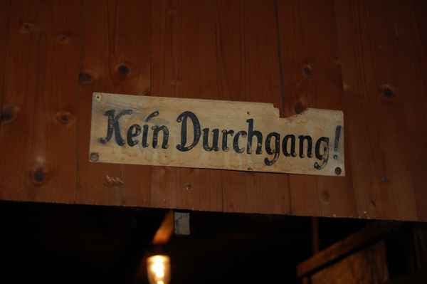 Kein Durchgang