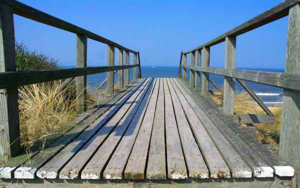 Der Weg zum Meer