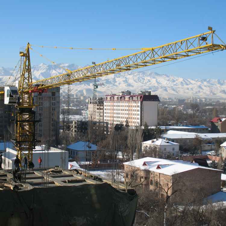 Kirgisischer Bauboom