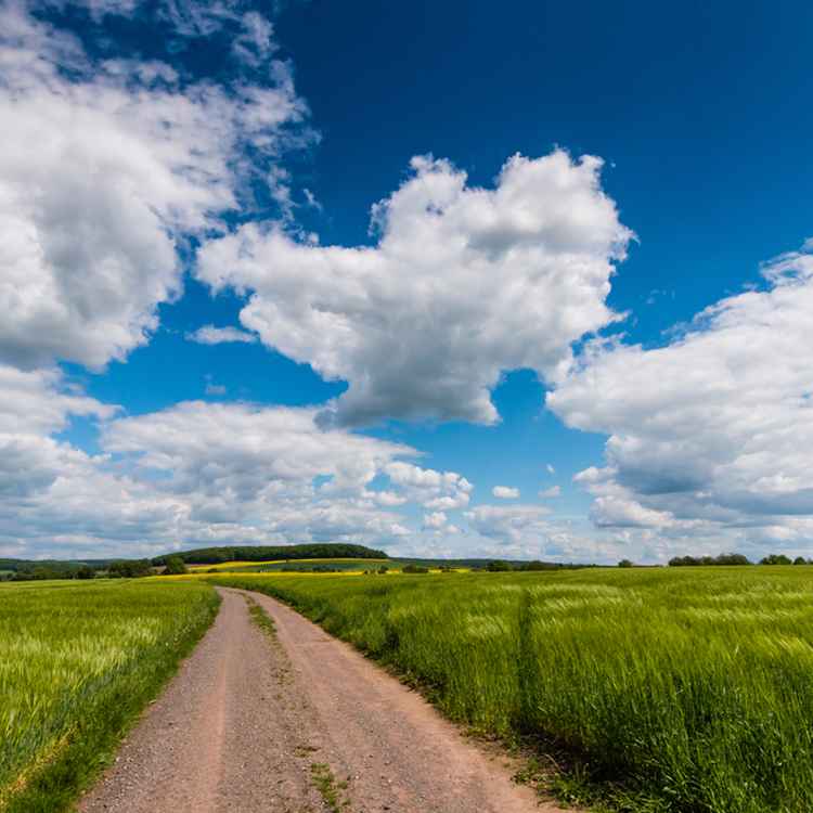 Der Himmel über Franken