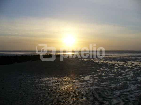 Sonnenuntergang auf Föhr
