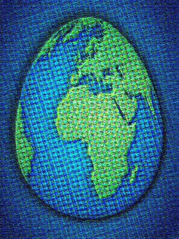 Weltei (Textilversion) 2011