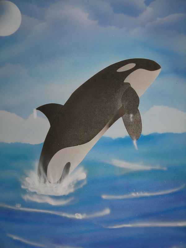 erster Airbrush Versuch