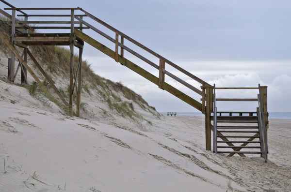Treppe zum Meer