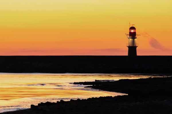 Sonnenaufgang in Warnemünde