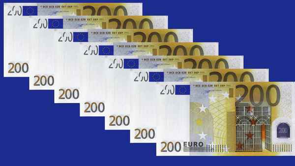 200 € Scheine ..