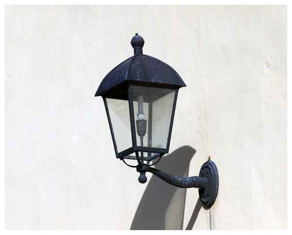 Lampe am Haus