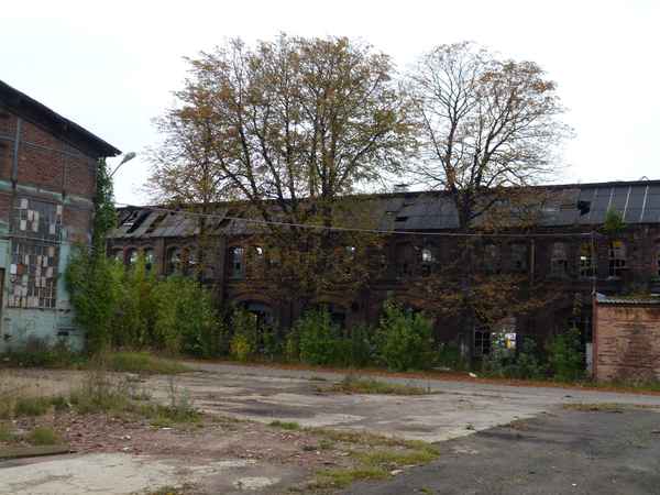 Alte Fabrikhalle.