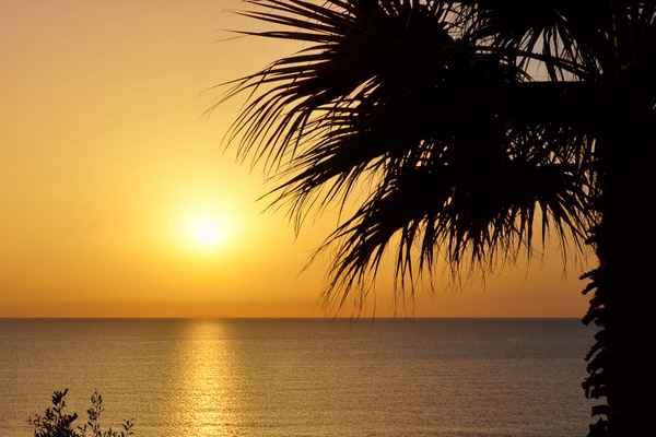 Sonnenuntergang vor Ischia