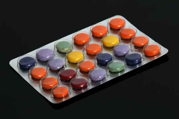 bunte Tabletten