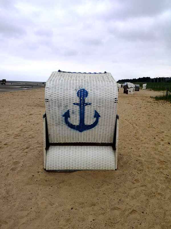 Blickfang am Strand