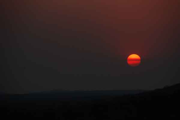 Sonnenuntergang in den Otavibergen