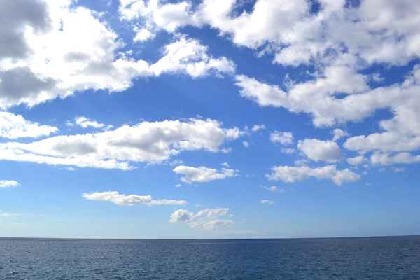 Himmel,Wolken u. Meer