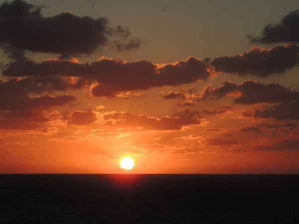 Kurz vor Sonnenuntergang