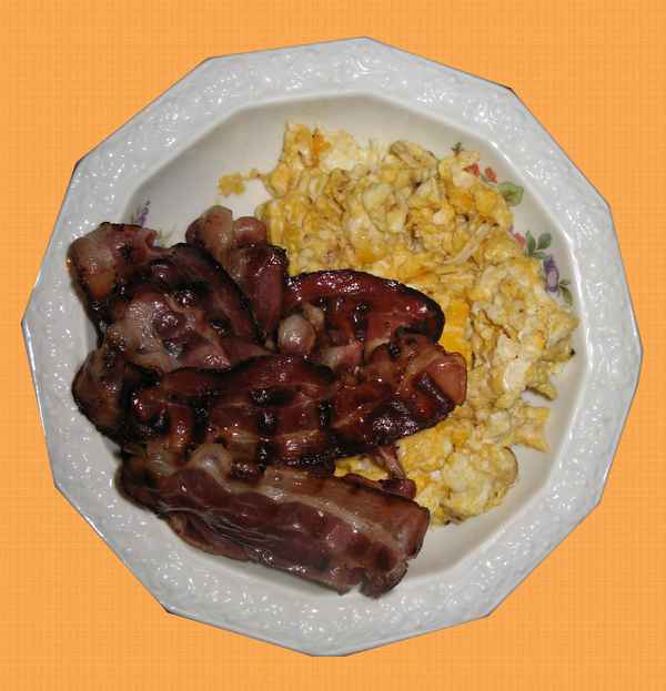 Speck mit Eiern