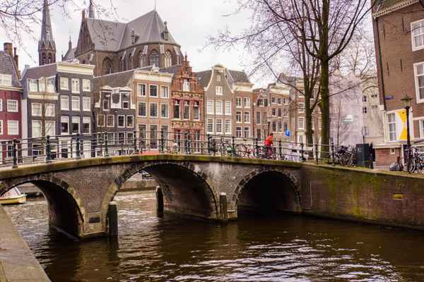 Leidsegracht in Alt-Amsterdam